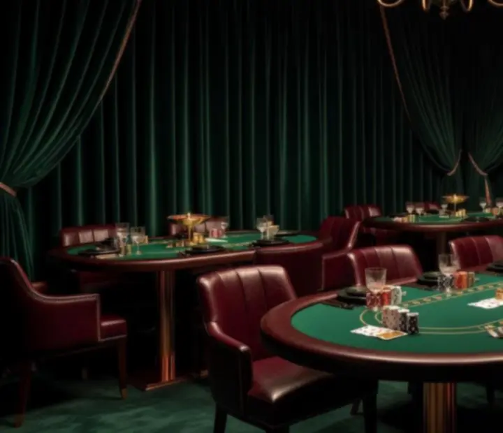 Custom styled casino-inspired event space at Wonderstar s. r. o. with premium decor.